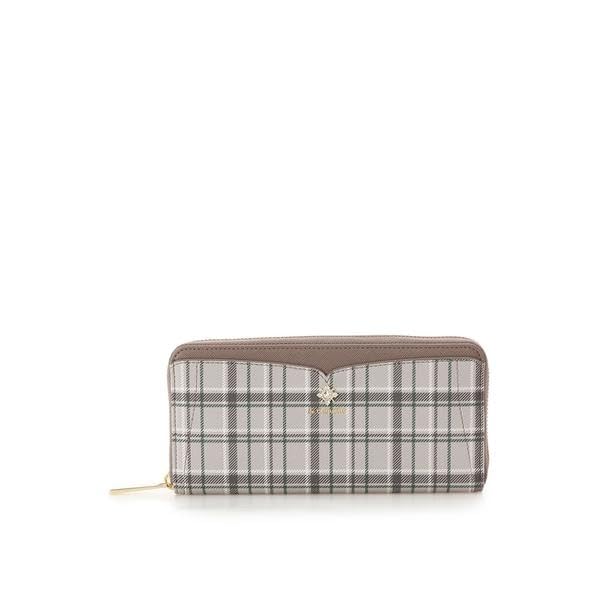 

Billfold Original Check Long Wallet with Bijou Mocha [ANDSHUETTE] Women s