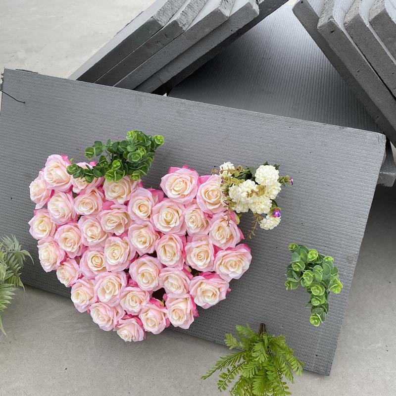 Blomsterformskiva med hög densitet för bröllopsblomsterarrangemang och väggdekorationer