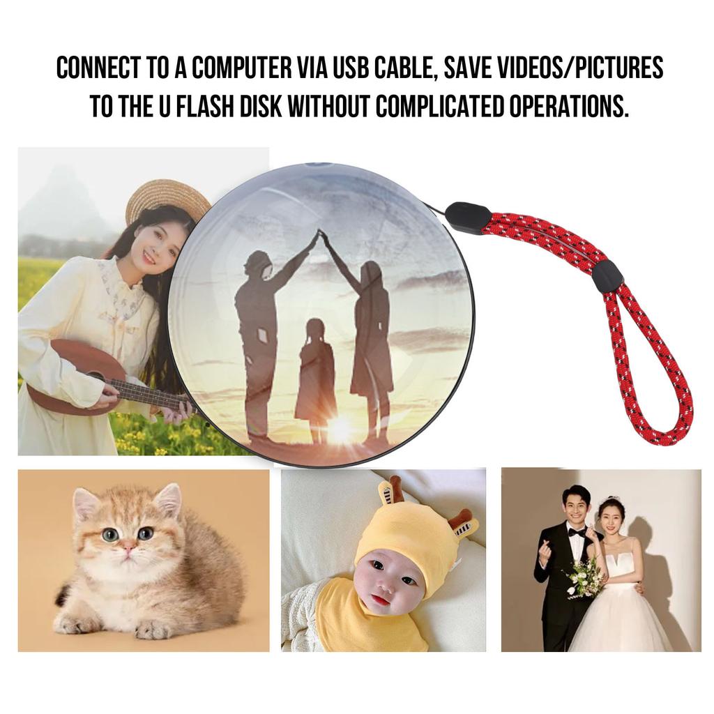2.7 Inch Memory Sphere Lamp Crystal Ball Video Player 3D Personalized Uploadable Videos Photos Unique Anniversary