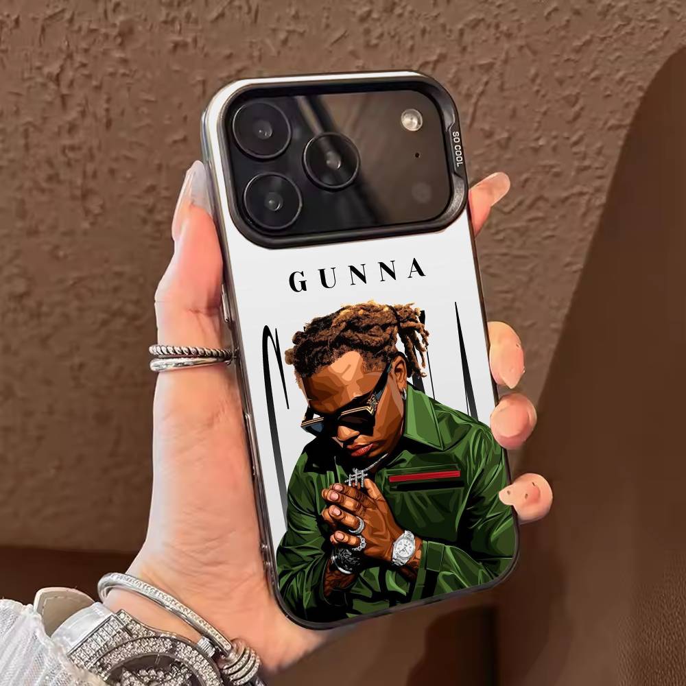 Rapper Singer G-Gunna album  Phone Case For iPhone 17,16,15,14,13,12,11,Pro Max,Plus Candy Silver Cover