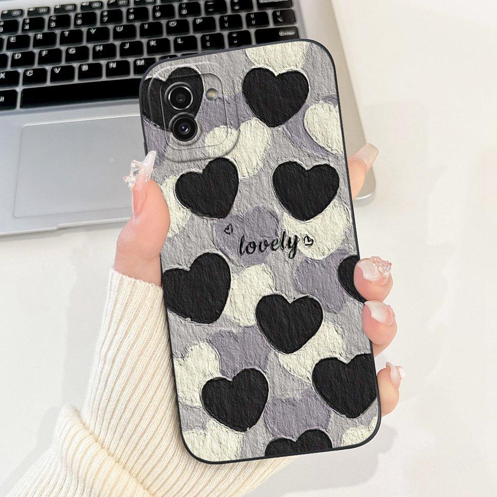 For Samsung Galaxy A03 Case Cover Luxury Fashion Flower Kawaii Cute Shockproof Phone Case For Samsung SM-A035F SM-A035M SM-A035G