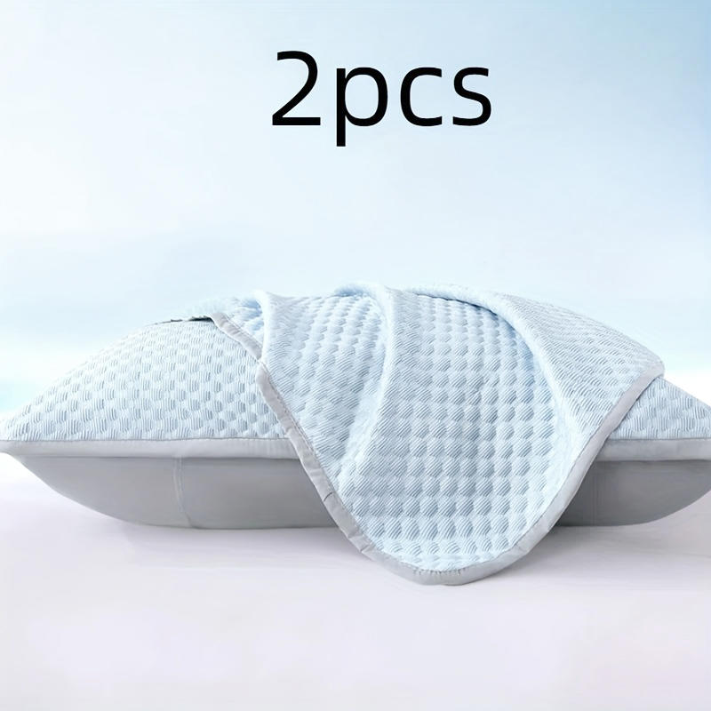 45x67cm Sleep Aid Friendly (Without Pillow) 2pcs Summer Ice Cooling Pillowcase Bedding For Hot Nights Washable Durable