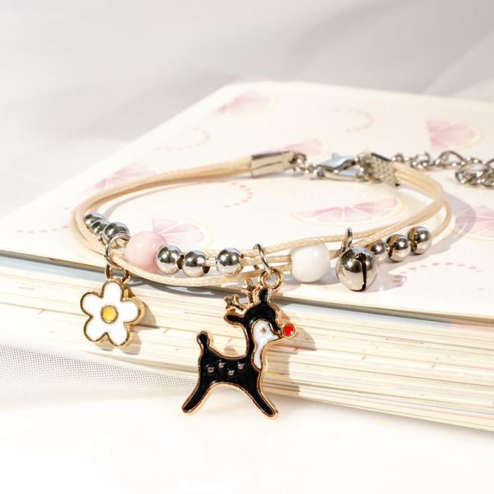 

Керамический мультяшный браслет «Дейзи» для женщин, детей и студентов - Простые бусины для сестер и пар