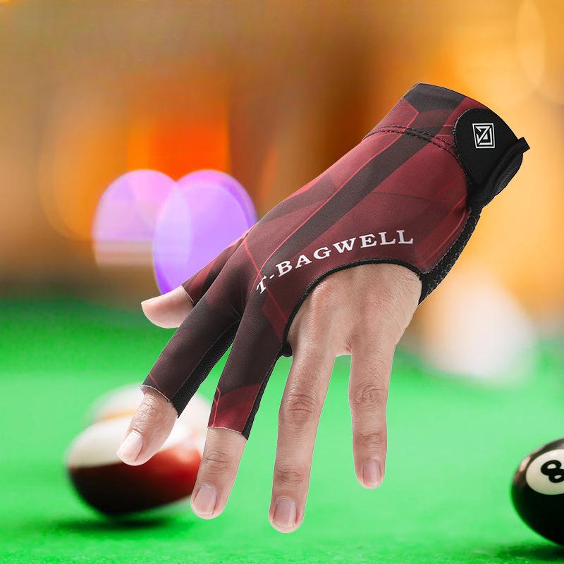 Billiard Gloves Three Finger Leak New Billiard Gloves Special Competition Snooker Lightweight Breathable High Elastic Non Slip Touch Screen