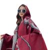 Travel large shawl women's imitation cashmere with double-sided cape geometric pattern fringe air-conditioning room cape summer