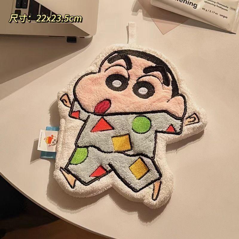 Neues Crayon Shin-Chan Anime Cartoon Handtuch Niedlich zum Aufhängen Super Saugfähig Verdicktes Handtuch für Badezimmer und Küche