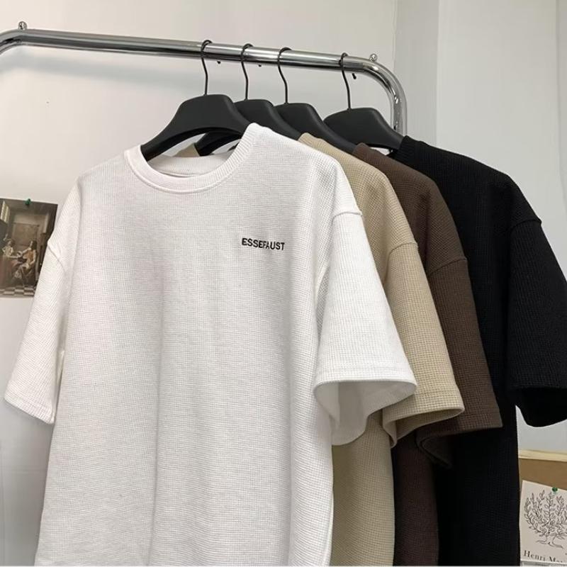 Men Women Y2K Round Collar Shirts T-Shirts Unisex Short Sleeve Tops Blouse Summer Fashion Clothes Streetwear Sweatshirts for Men