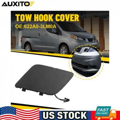 1X For 2013- Nissan NV200 Front Bumper Tow Hook Cover Cap Black Trailer Eye