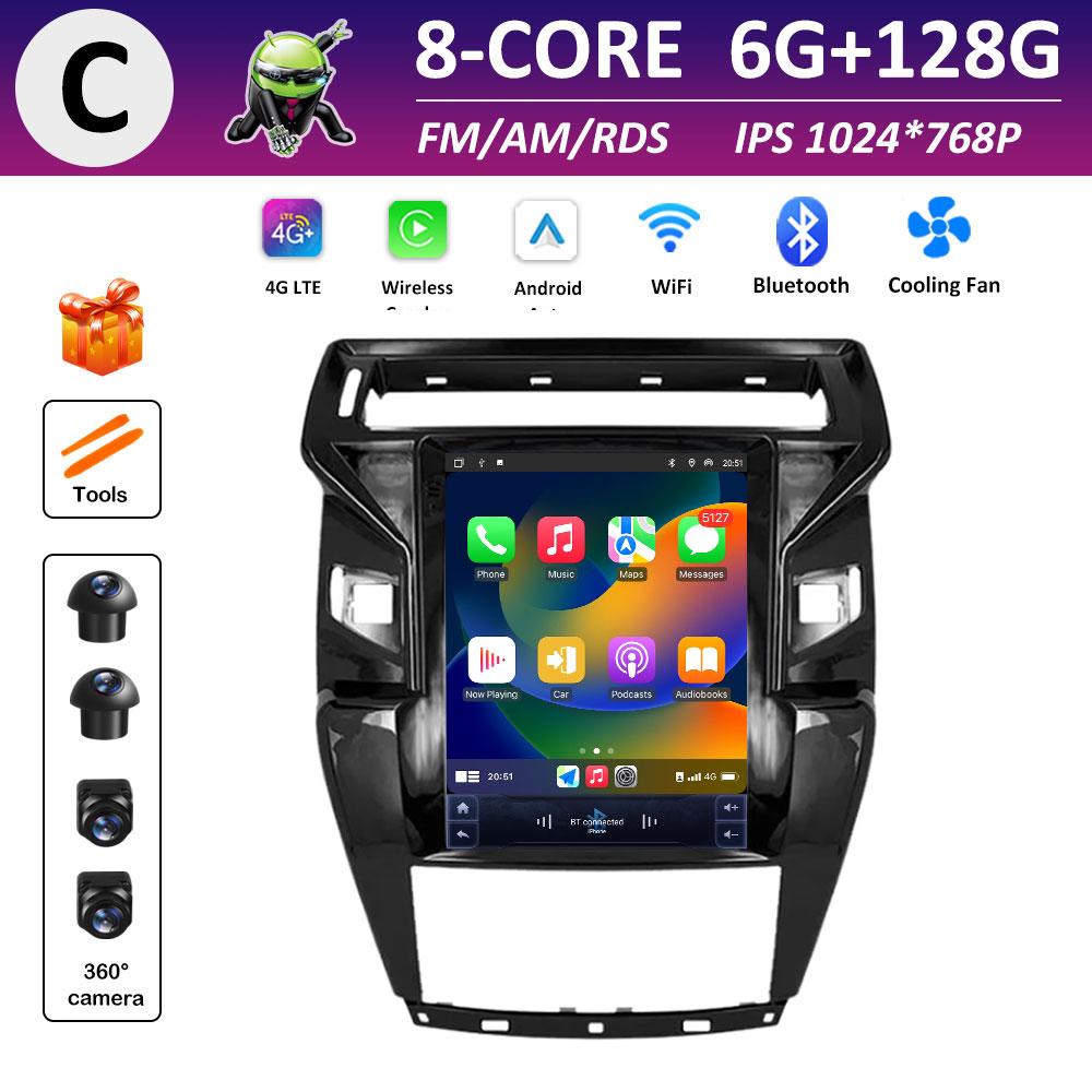 Autoradio cu Sistem de Operare Android pentru Citroen C4 C Quatre 2012 2013 2014 2015 2016 Carplay Wireless Ecran Tactil IPS Navigație GPS Unitate Principală
