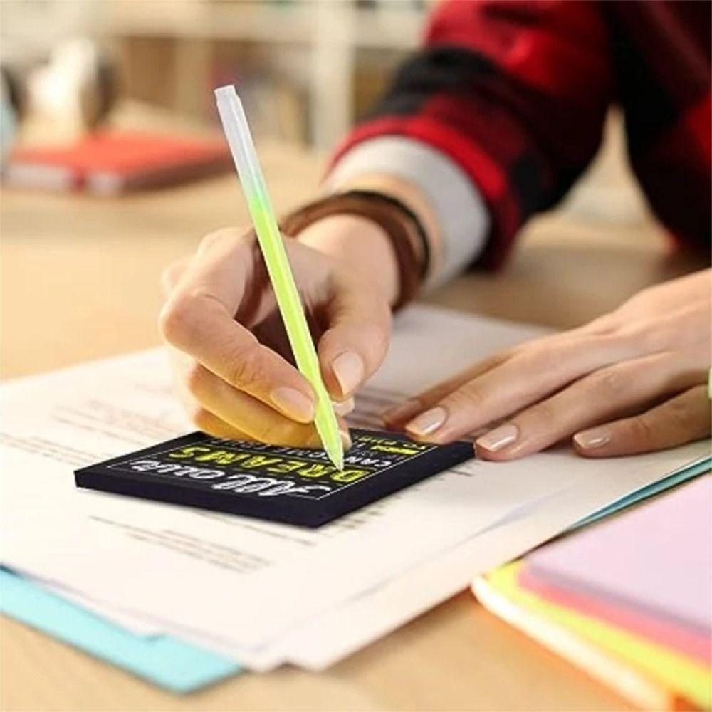 Message Notes Sticky Notes Easy Post Notes Memo Pad Black Notepads  School Supplies