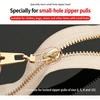 4Pcs Metal Zipper Pulls with Detachable Tabs, Repair Kit for Bags, Backpacks & Clothing, Zipper Slider Pendant Accessories