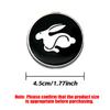 3D Aluminum 45/50MM Car Steering Wheel Emblem Sticker For Volkswagen VW R GTI ABT Golf Polo Tiguan Passat Sharan 4 Motion Touran  ZG9