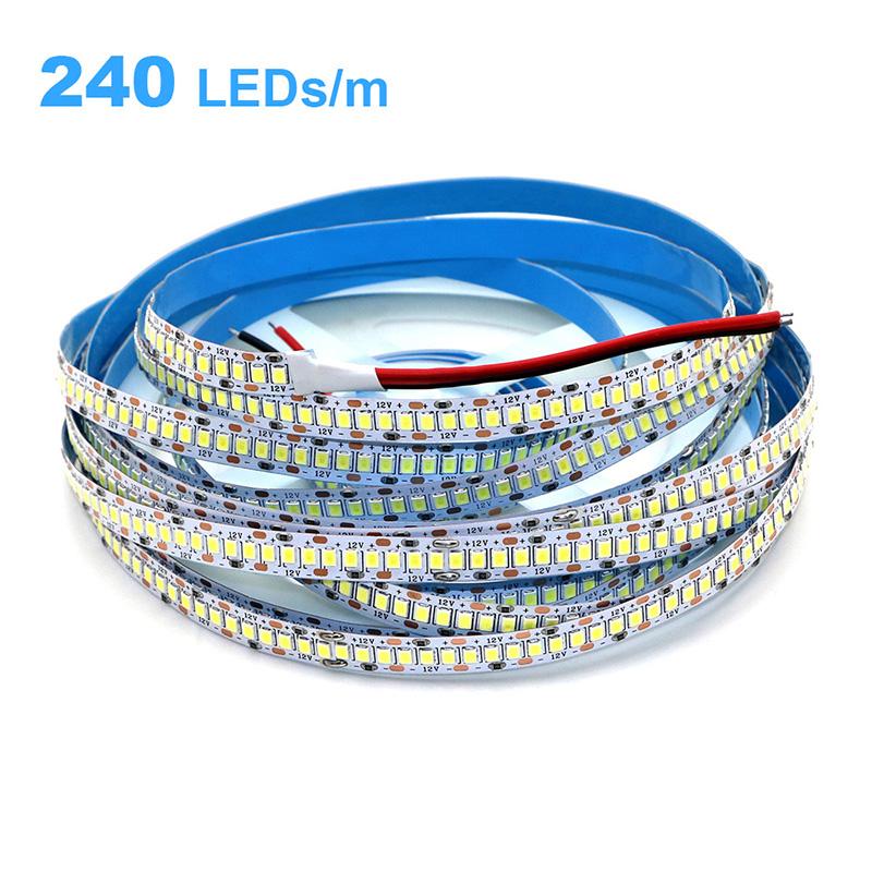 2835 5M 300 600 1200LEDs LED Strip DC12V 24V 120LEDs/m Home Waterproof IP65 Lamp Strip  Flexible And Cuttable Soft Lamp Bar