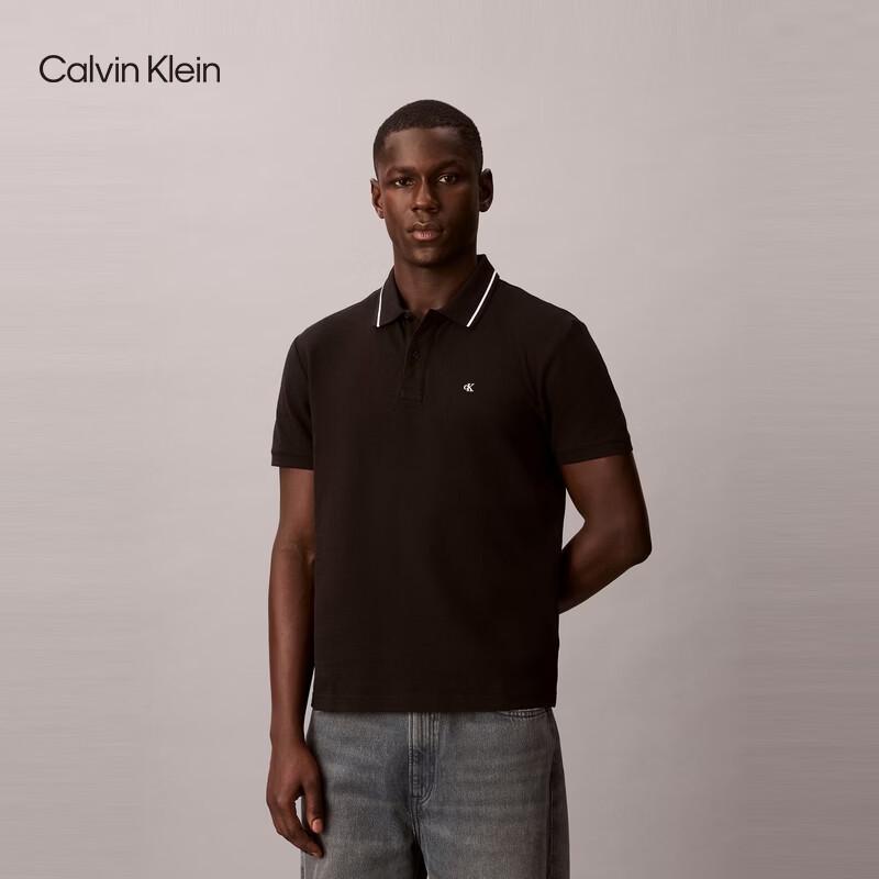 Calvin Klein Jeans Men s Cotton Embroidered Polo Shirt XL