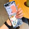 Whale Planet Print PU Leather Phone Case For Samsung Galaxy Z Flip7 FE Flip6 Flip 7 6 5 5G Silver Plating Frame Hard Back Cover