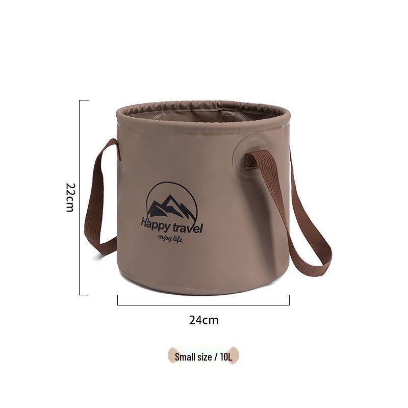 Mingtu Portable Foldable Outdoor Washbasin & Water Bucket for Camping, Travel, and Fishing
