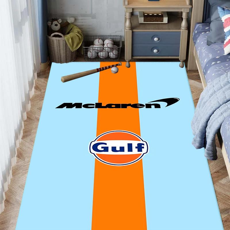 McLaren Gulf Heritage Carpet Suitable for All Seasons Home Decor Room Doormat Protective Pad