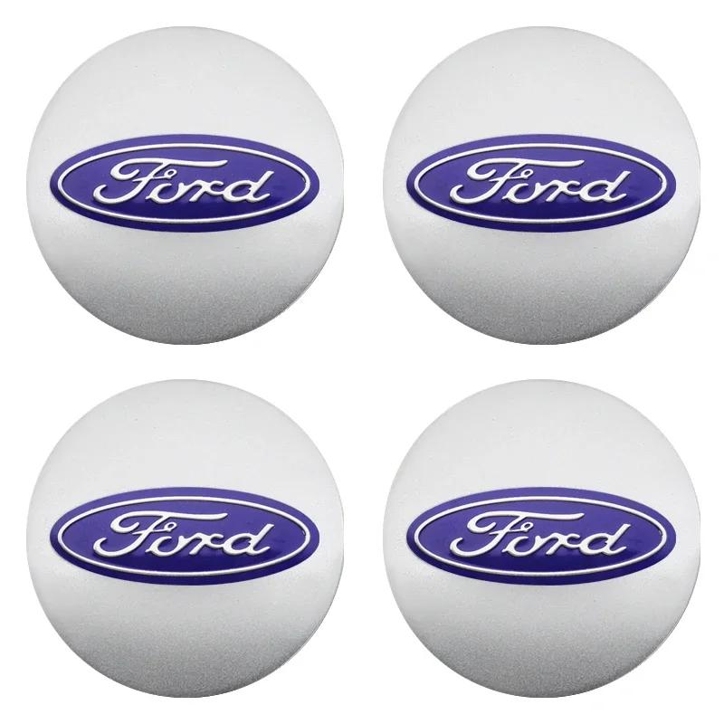 

Car Sticker 4PCS 56mm 60mm ABS Wheel Center Caps for Ford Ranger Focus Kuga Mustang MK2 MK3 Hub Cover Badge Stickers Replacement