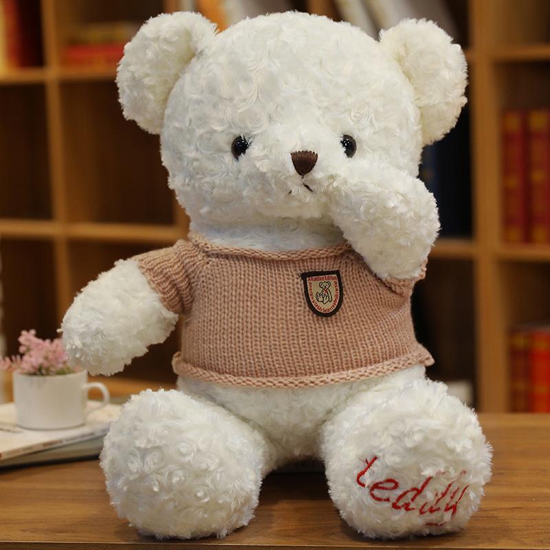 Clothes Teddy Bear Doll Plush Teddy Bear Sweater Hug Bear Doll Girl Soothing Ragdoll