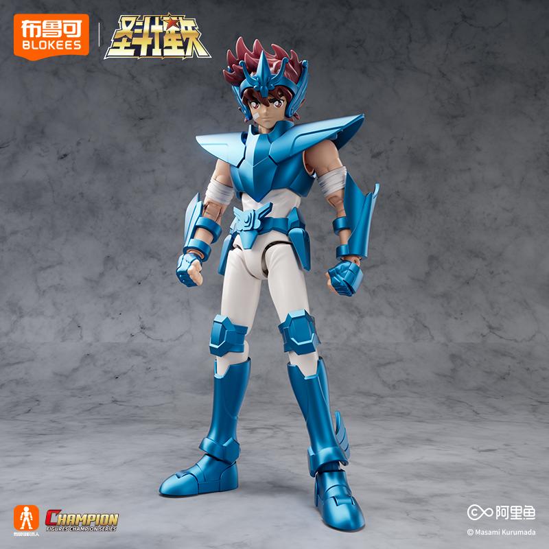 Original BLOKEES Saint Seiya Sagittarius Seiya Pegasus Aiolos Tenma Pegasus Action Figure Toy Assembly Figure Toys Gift