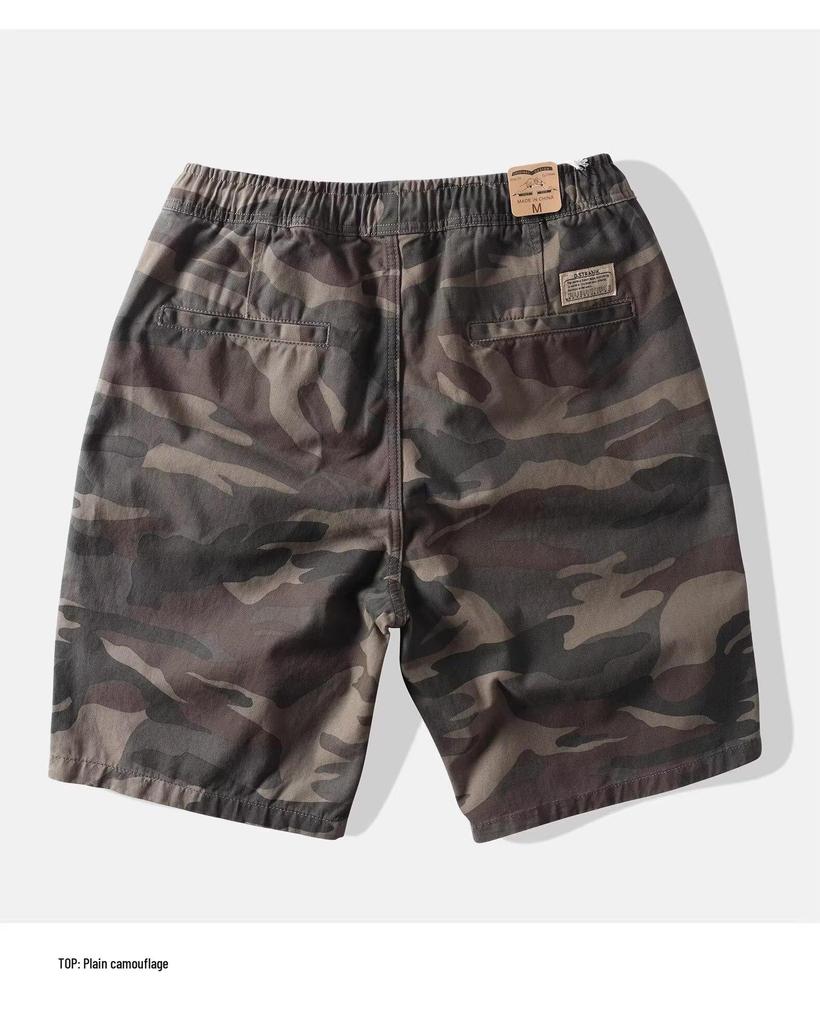 Men's Casual Camouflage Work Shorts - Wear-Resistant, Sports-Ready Summer Shorts