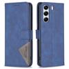 BINFEN COLOR For TECNO Camon 40 Pro 4G Phone Case Wallet Stand Geometry Imprinted Leather Cover