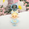 Large Bow Bubble Skirt Girl Resin Keychain Pendant Gift