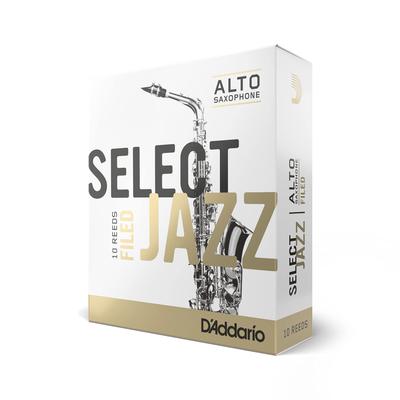 WoodWinds Blatt für Altsaxophon SELECT JAZZ FILED RSF10ASX2S 10 Stück D'Addario D'Addario [Härte 2S] []