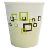 Sunnap Hallmark Square Pop Embossed Paper Cups, 250ml, 8.5oz, 3 Designs, 50-Pack, C2550EHK Assortment