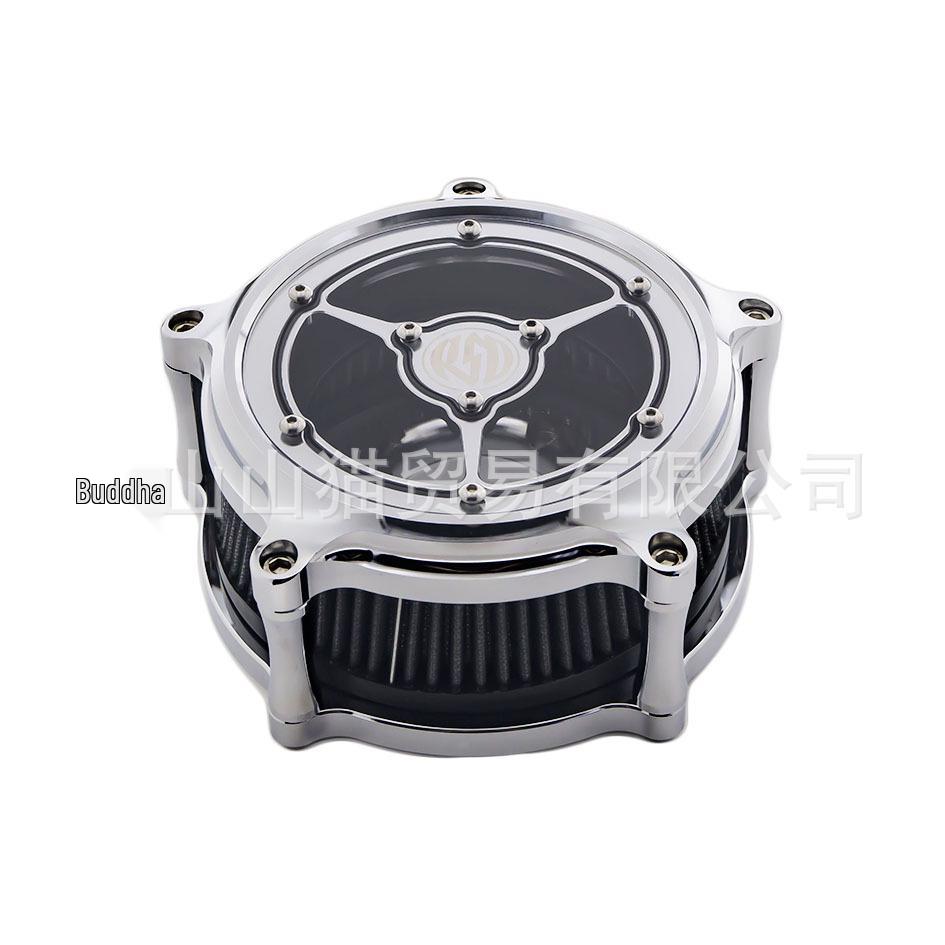 

Совместимый Harley Traveler Softtail Dyna 883/1200 Прозрачный стеклянный воздушный фильтр с большим потоком