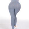 Seamless High-Waisted 9/10 Length Leggings With Jacquard Dot Women Butt Lifting Tummy Control