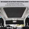 car Sunroof Cover Magnetic Breathable Car Sun Shade Anti-Fly Automotive Auxiliary Parts For Driving Sleeping Outdoor Camping