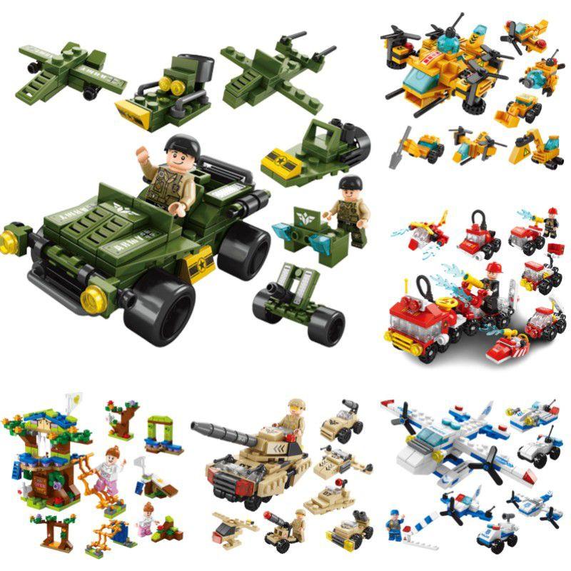 Discover The Excitement Of City Life With The Assembled Building Blocks Toy