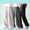 Men Casual Pants With Elastic Waist For Spring Autumn Teen Fashion Comfort Fit