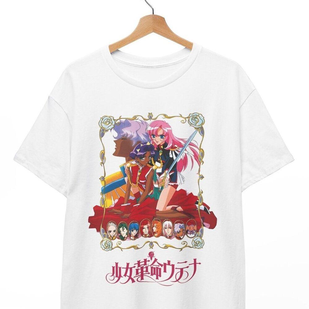

Utena & Anthy SHIRT, Revolutionary Girl Anime Manga Otaku T-shirt, Unisex Tee Unisex T-Shirt M