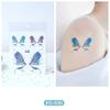 1pc Glitter Gradient Butterfly Wing Tattoo Eyeliner Face Sticker for Kids' Eye Makeup DIY