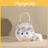 Cute Ragdoll Cat Plush Bag With Polyester Lining For Casual Outings