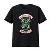 Riverdale Unisexs T Shirt South Side Serpents Size S Small Double Sided Snake Vintage Slightly Graphic Versatile