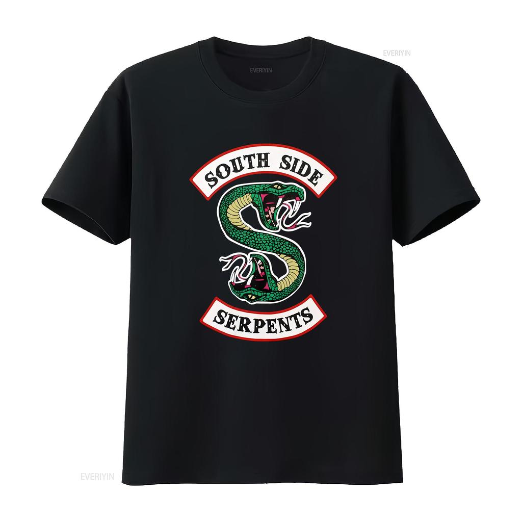 Riverdale Unisexs T Shirt South Side Serpents Size S Small Double Sided Snake Vintage Slightly Graphic Versatile