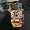 Fortune God Apple 16promax mobile phone case is suitable for iPhone15 color silver 14pro13IMD12/11