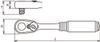 Yamashita Kogyo Kenkyusho Ratchet Handle Ko-ken Z-EAL 3/8 2725Z-3/8