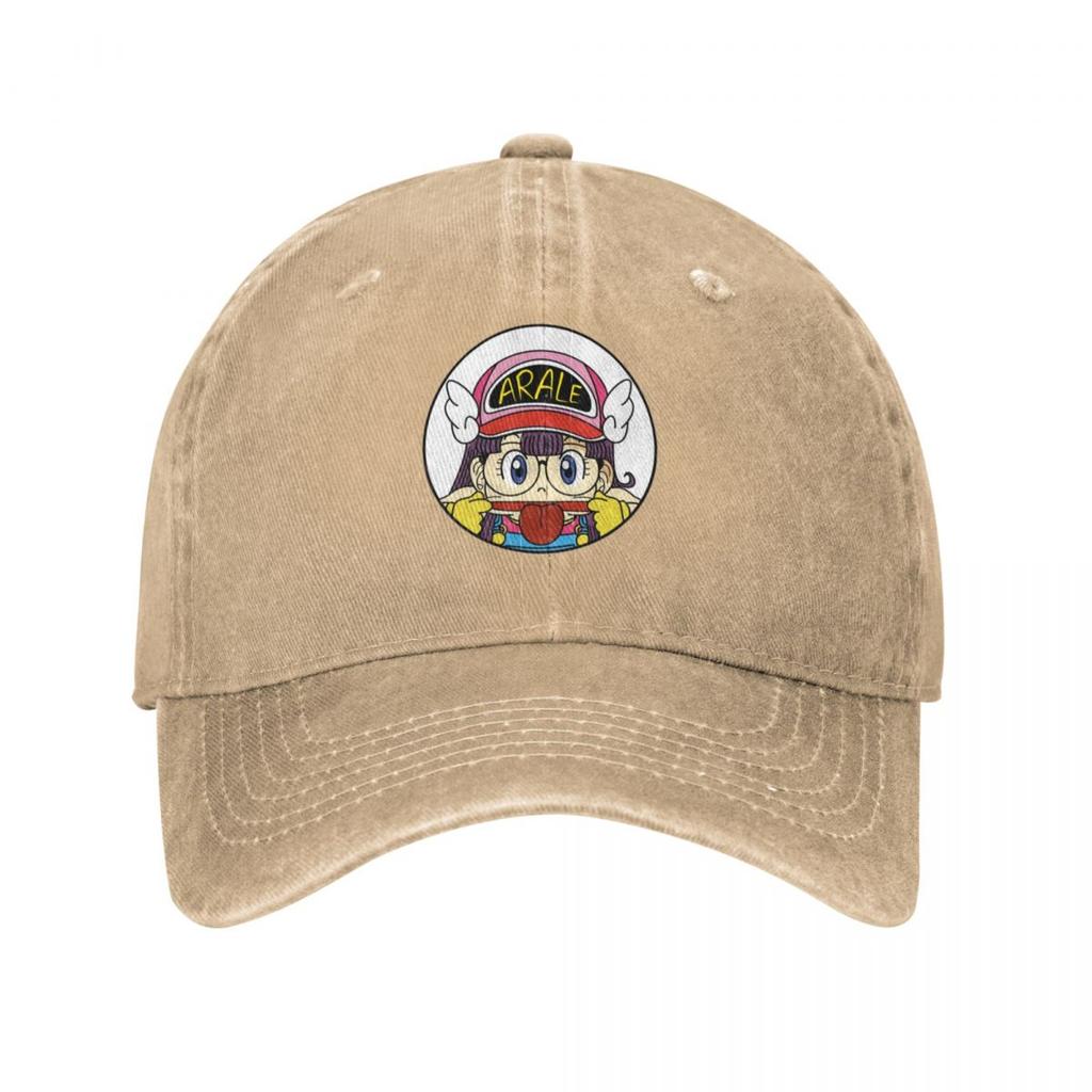 Graphic Arale Anime Dr Slump Custom Retro Denim Washed Baseball Caps For Women Cowboy Dad Hats Camping Peaked Cap