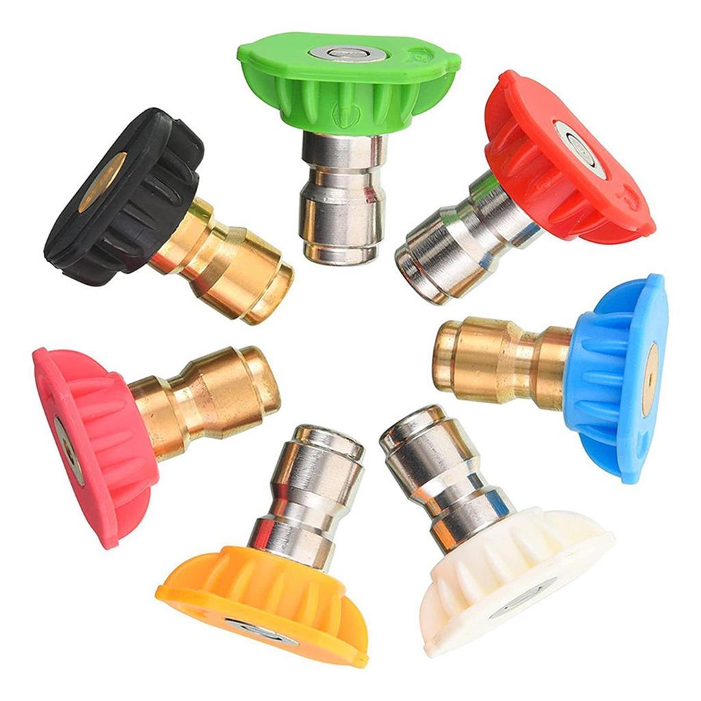 Pressure Washer Tips Accessory for Cleaning Pressure Washer Spray Nozzle Set 5 Holes Base
