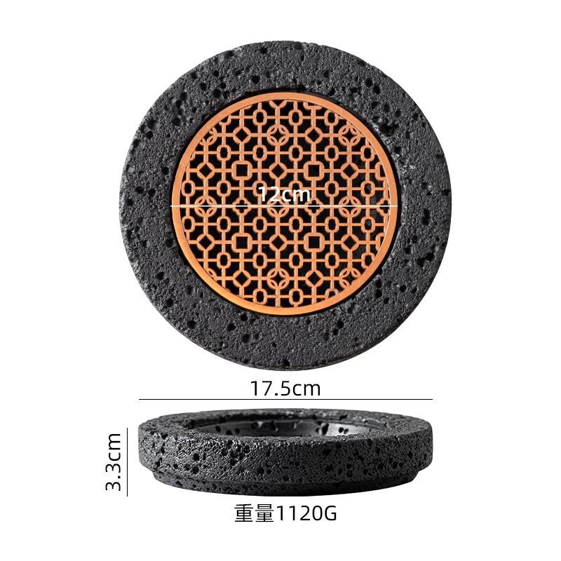 Meteorite Tableware Cement Dining Plate Dry Ice Tray Sashimi Dish Planet Bowl Dessert Bowl Fruit Plates Sushi Plate Steak Plates