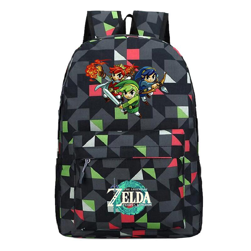 Printed Schoolbag, High-Capacity Backpack For Primary And Secondary School Students