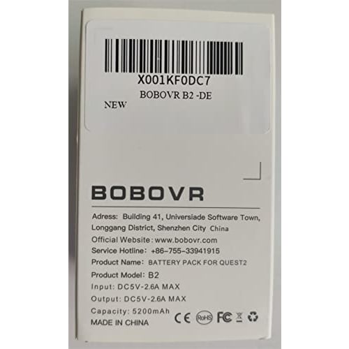 BOBOVR B2 Battery Pack - M3 Pro Replacement Spare Battery 5200mAh, Magnetic Connections