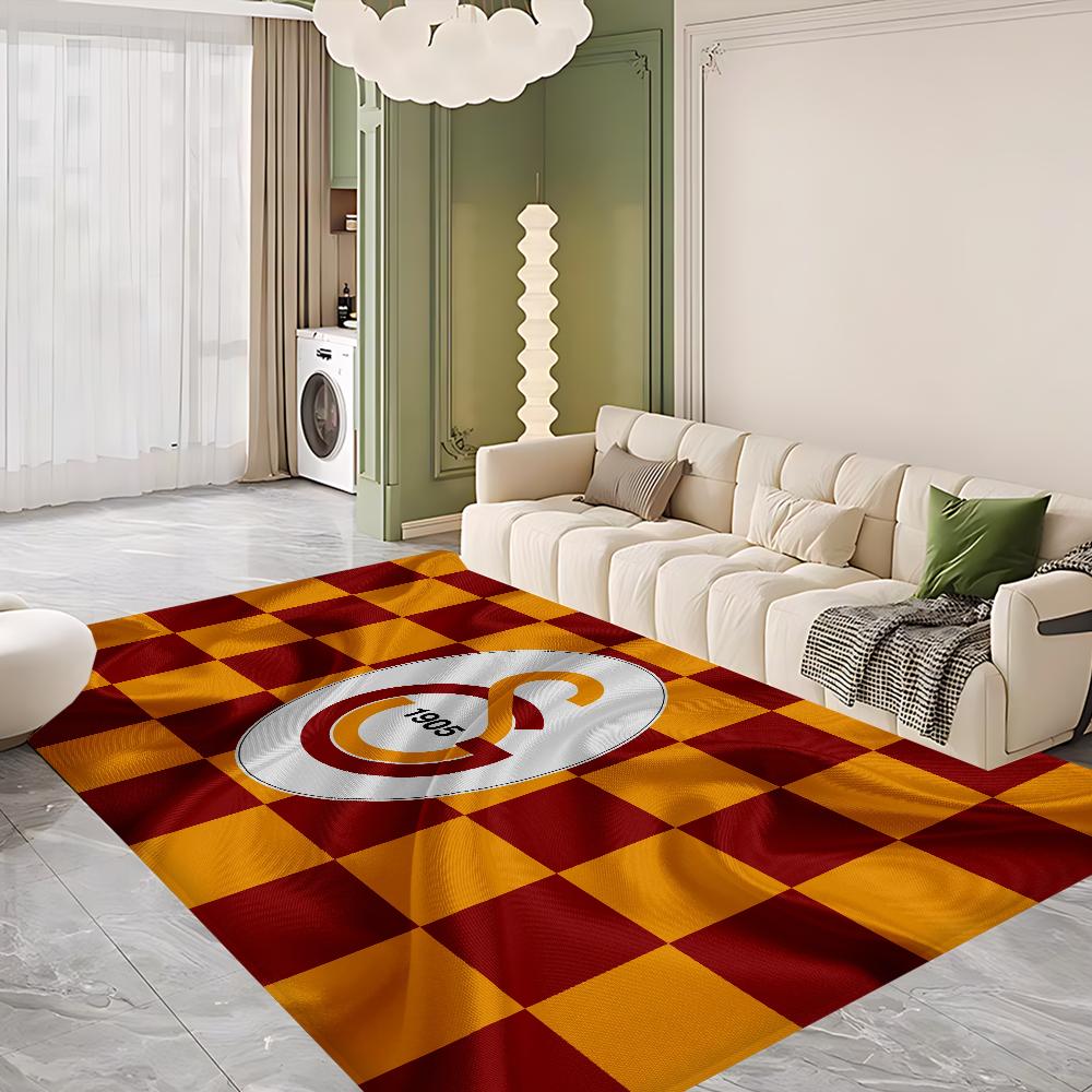 1905 Galatasaray Logo Bathroom Mat INS Style Soft Bedroom Floor House Laundry Room Mat Anti-skid Welcome Doormat