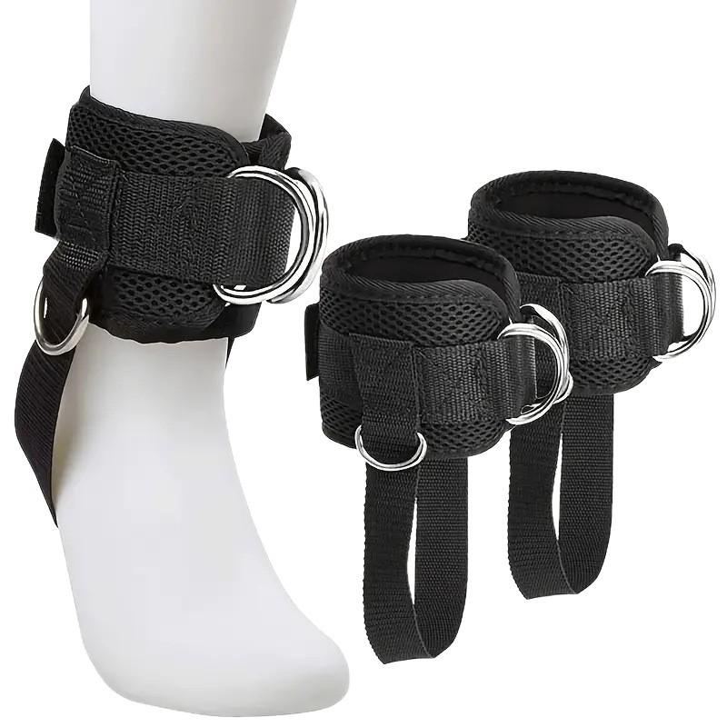 Ankle Straps for Cable Machine Durable Neoprene Padded Ankle Cuffs for Men Women Gym Glute Workout Kickback Exercise