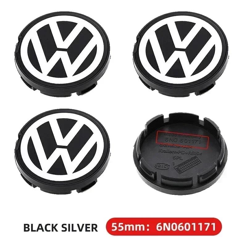 For VOLKSWAGEN VW GTI B6 2025 Hot For Volkswagen 4Pcs 56/65/66mm Car Wheel Center Hub Caps Cover Replacement Accessories For Vol