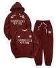 PAPERBOY [Set] Sports Club Sweat Set-Burgundy
